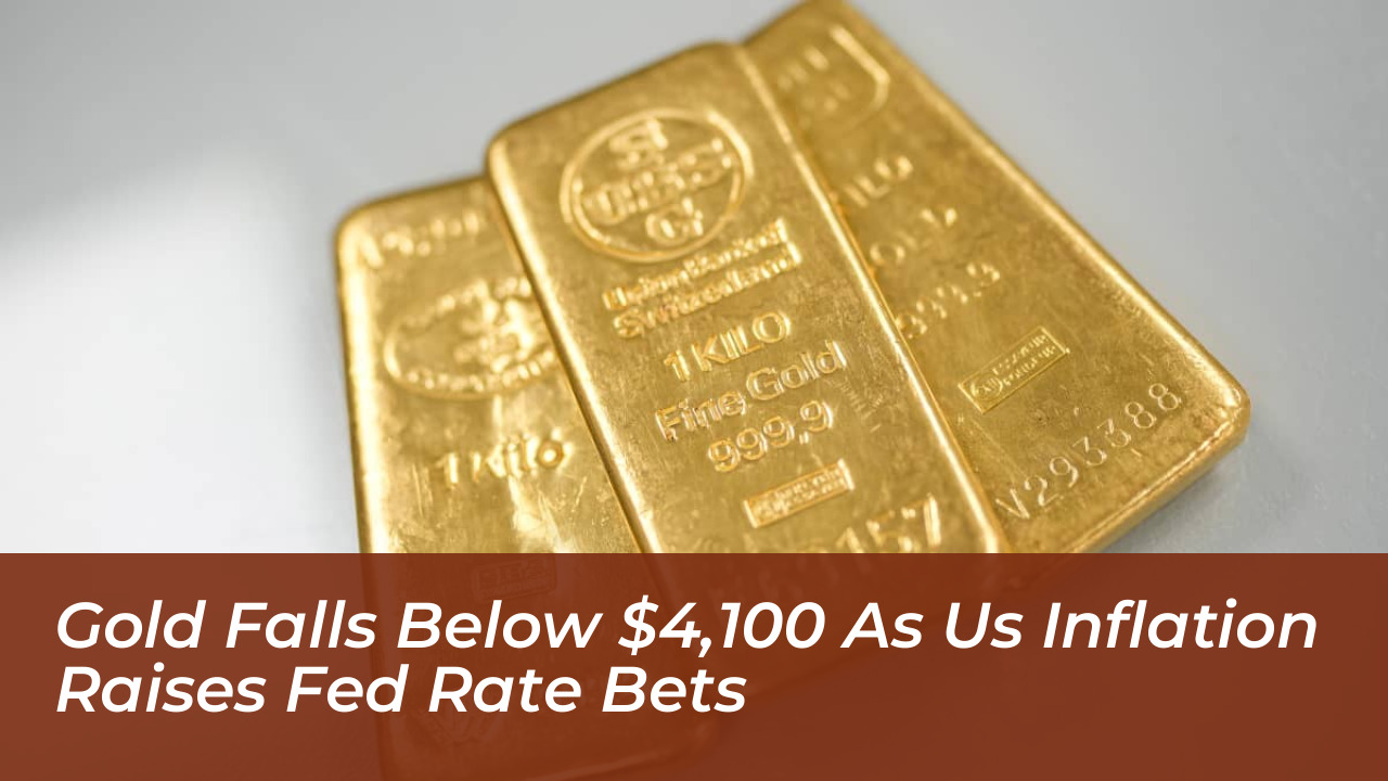gold falls below 4100 as us inflation raises fed rate bets 4v6h