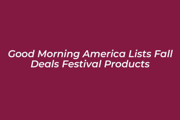 good morning america lists fall deals festival products EPz1