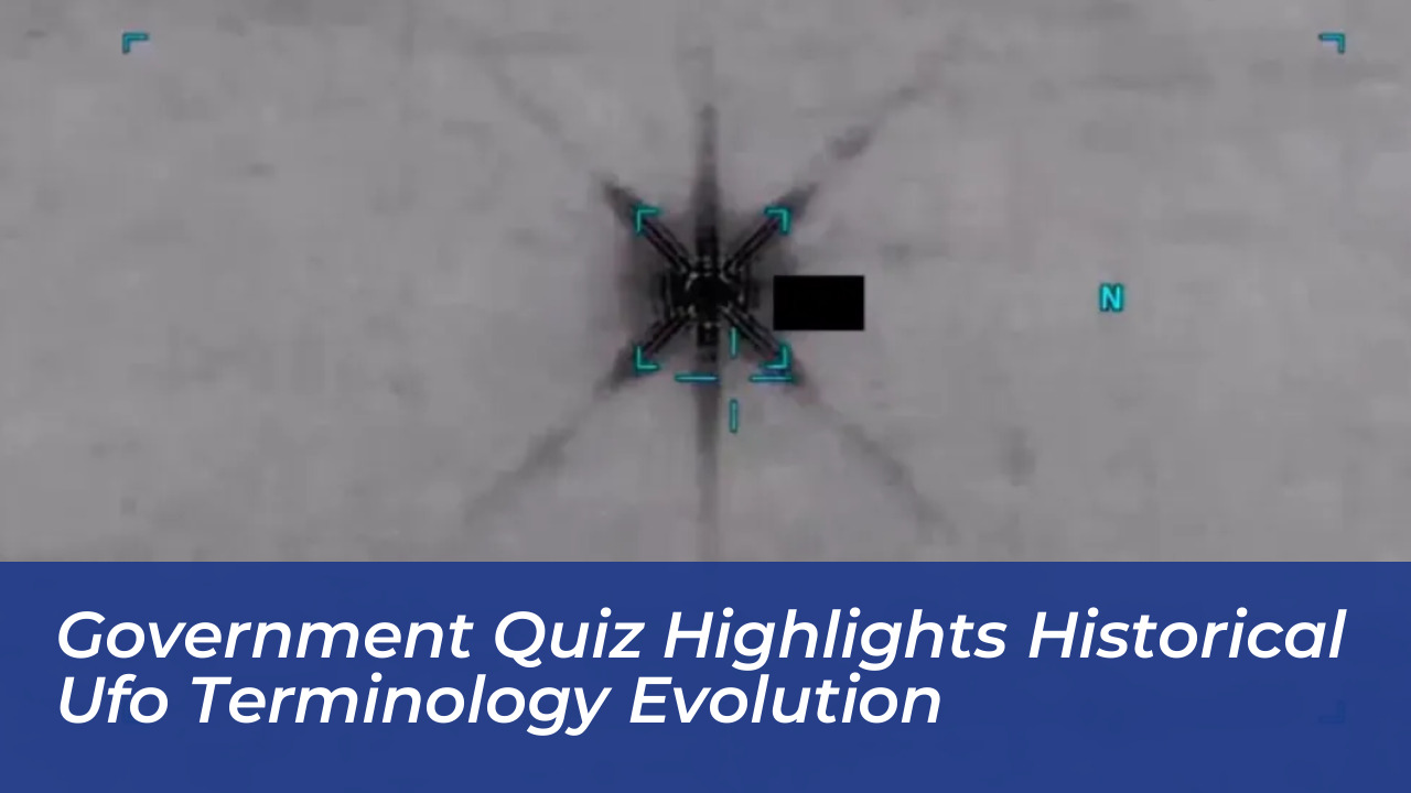 government quiz highlights historical ufo terminology evolution F64y
