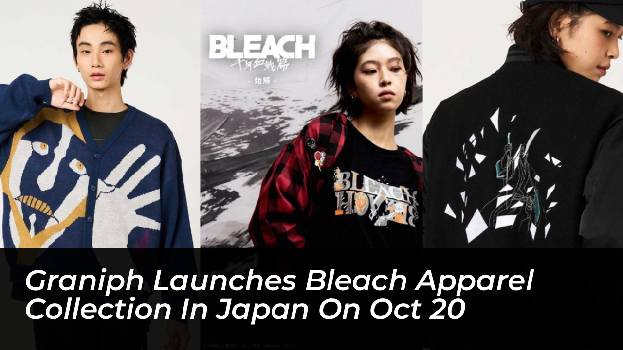 graniph launches bleach apparel collection in japan on oct 20 kj4o