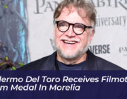 guillermo del toro receives filmoteca unam medal in morelia nS5o