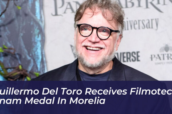 guillermo del toro receives filmoteca unam medal in morelia nS5o