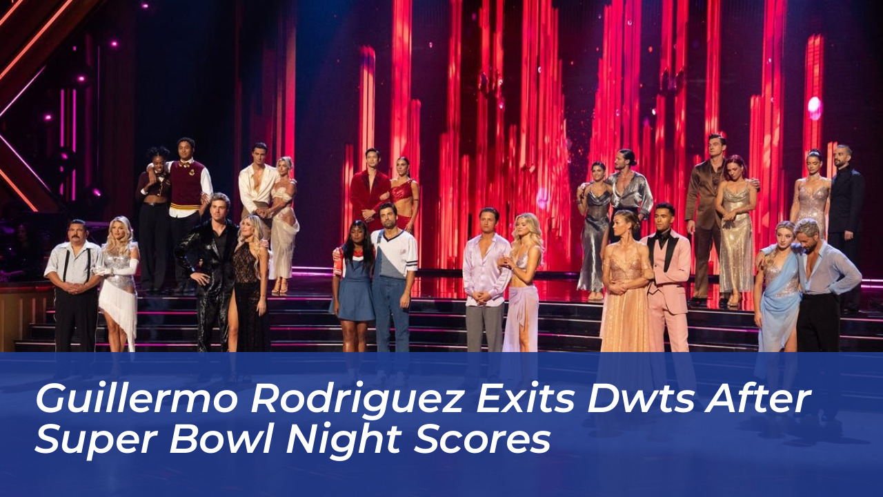 guillermo rodriguez exits dwts after super bowl night scores A5tz