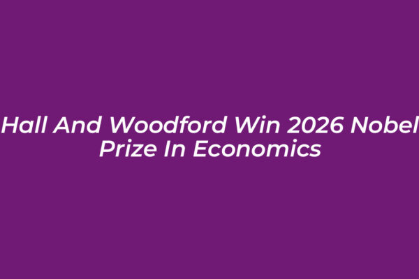 hall and woodford win 2026 nobel prize in economics 9VN3