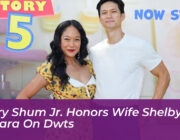 harry shum jr honors wife shelby rabara on dwts BXHN