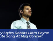 harry styles debuts liam payne tribute song at msg concert C8ap