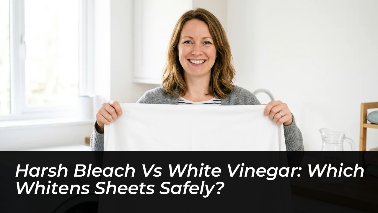 harsh bleach vs white vinegar which whitens sheets safely Pt7i