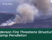henderson fire threatens structures at camp pendleton 5Z5M
