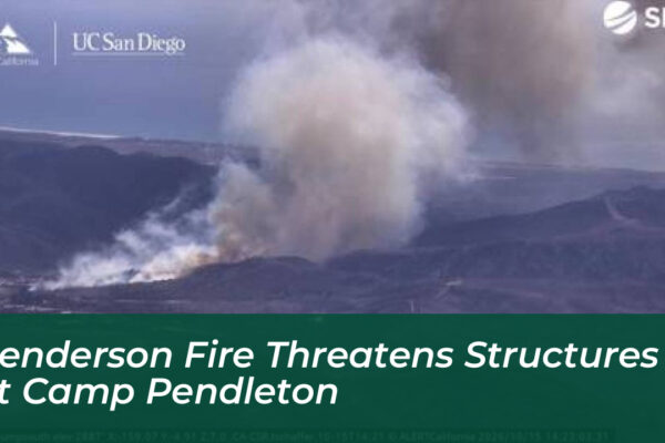 henderson fire threatens structures at camp pendleton 5Z5M