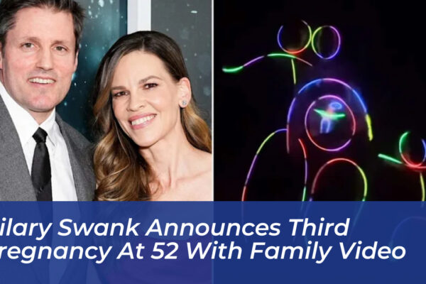 hilary swank announces third pregnancy at 52 with family video gdPB