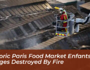 historic paris food market enfants rouges destroyed by fire LYtJ