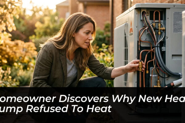 homeowner discovers why new heat pump refused to heat OJNN