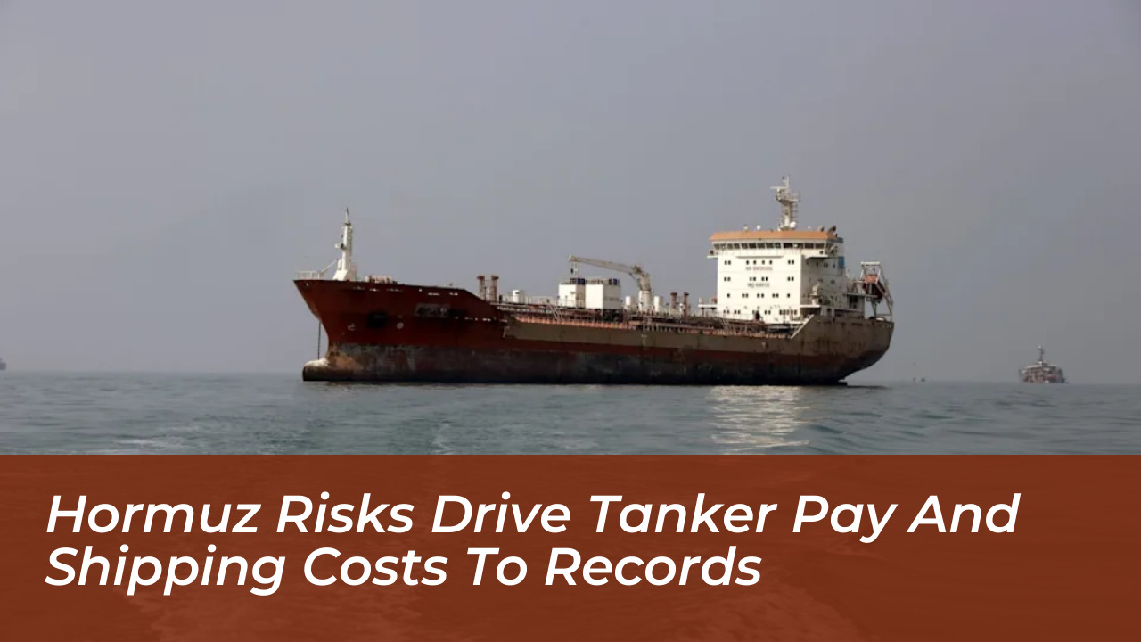 hormuz risks drive tanker pay and shipping costs to records KR7d