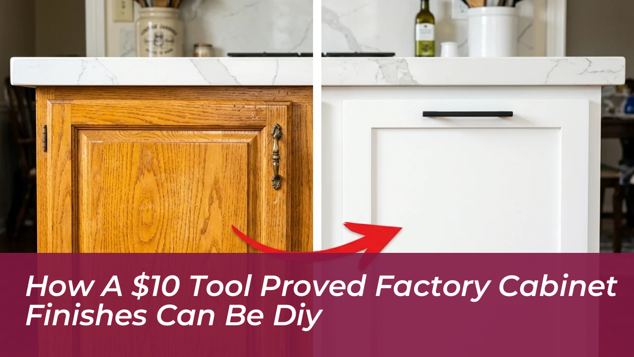 how a 10 tool proved factory cabinet finishes can be diy q1hj