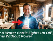 how a water bottle lights up off grid rooms without power D13d