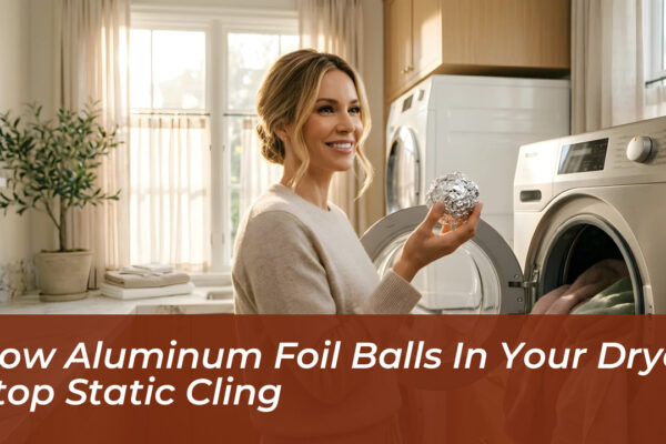 how aluminum foil balls in your dryer stop static cling 4azw