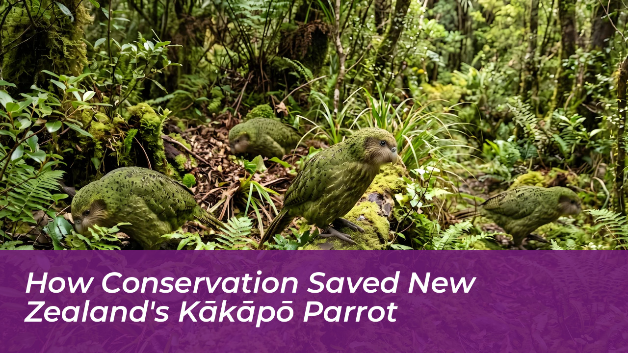 how conservation saved new zealands kakapo parrot 96O2