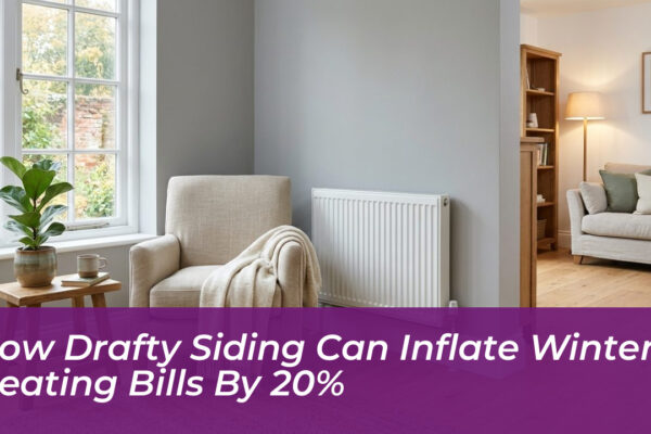 how drafty siding can inflate winter heating bills by 20 F945