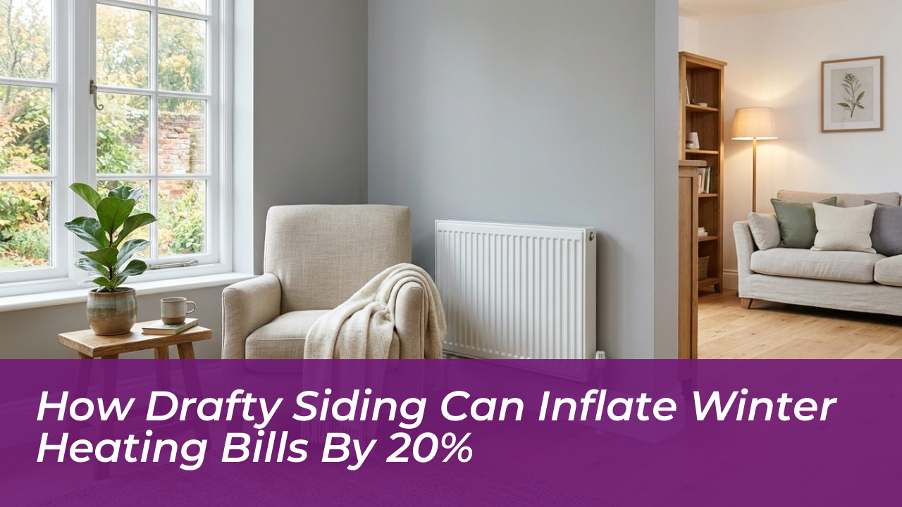 how drafty siding can inflate winter heating bills by 20 F945