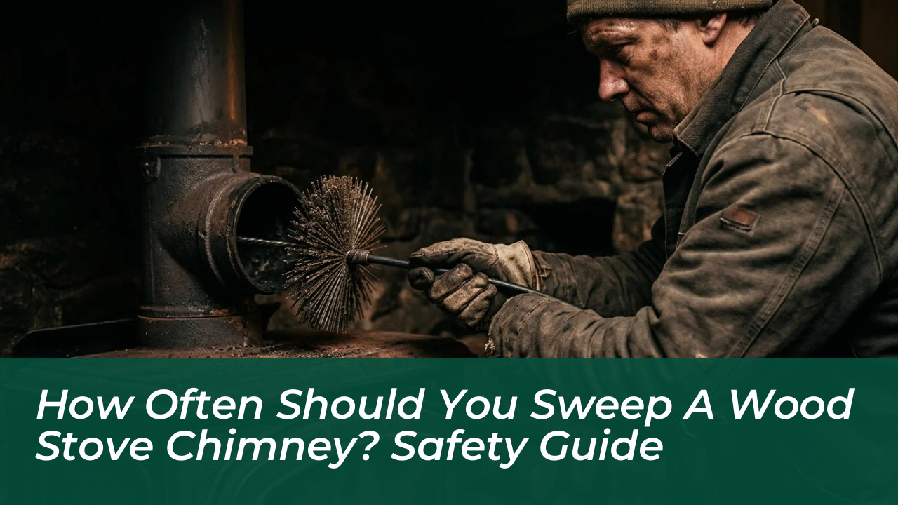 how often should you sweep a wood stove chimney safety guide