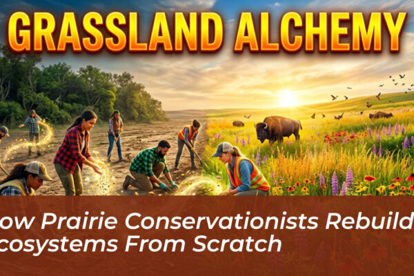 how prairie conservationists rebuild ecosystems from scratch Fj9s