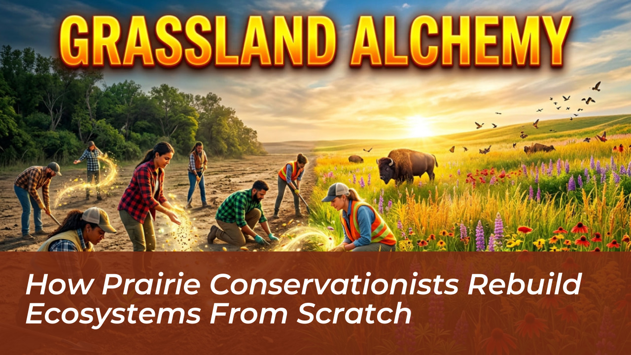 how prairie conservationists rebuild ecosystems from scratch Fj9s
