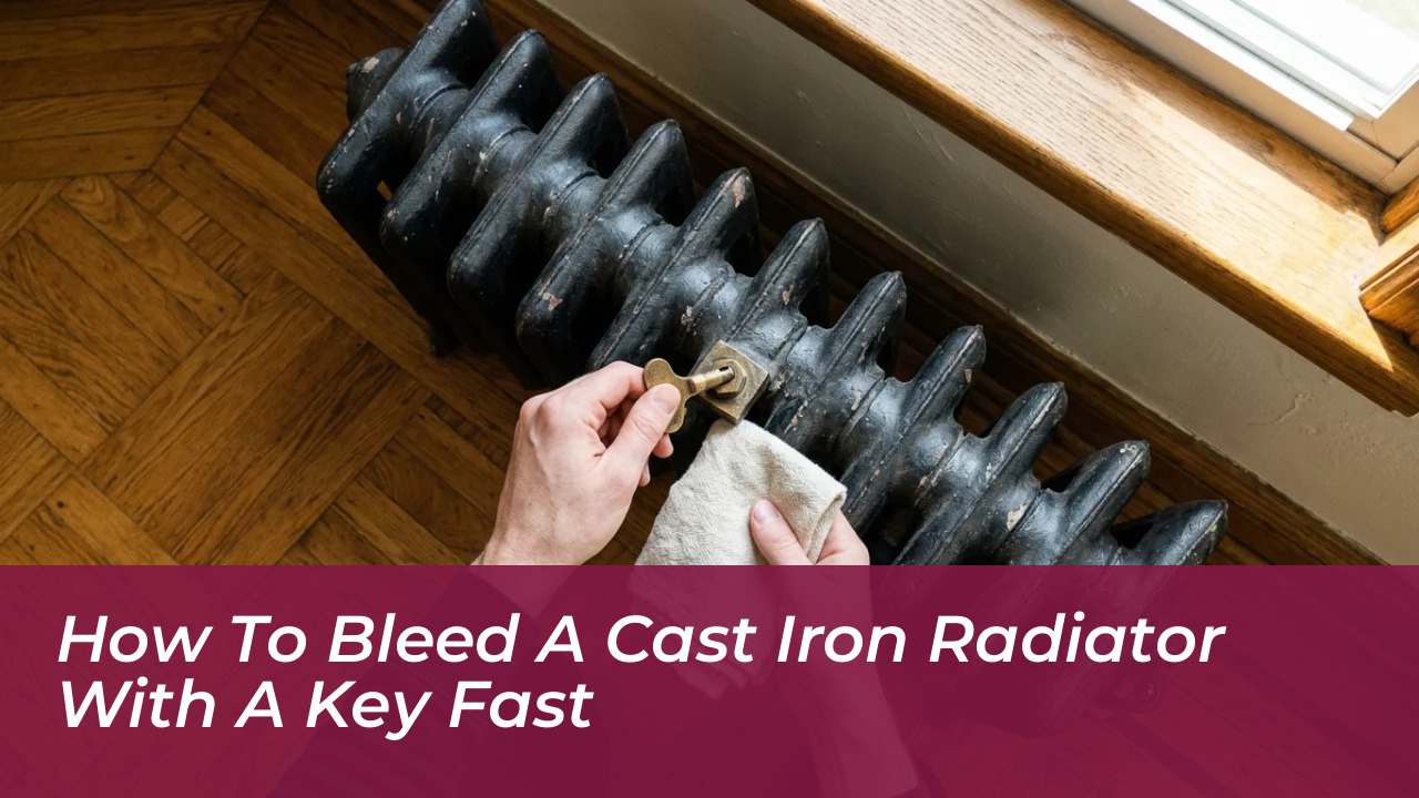 how to bleed a cast iron radiator with a key fast KsEI