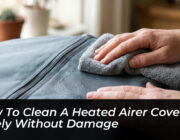 how to clean a heated airer cover safely without damage Up47