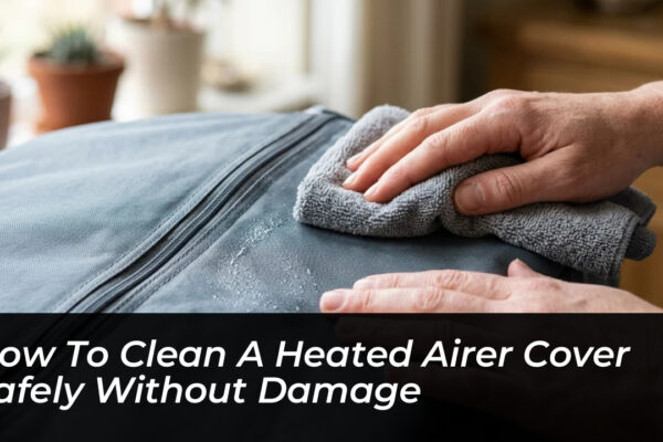 how to clean a heated airer cover safely without damage Up47