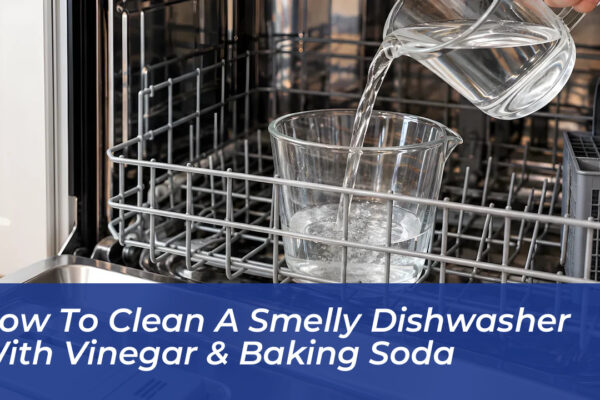 how to clean a smelly dishwasher with vinegar baking soda ERfq