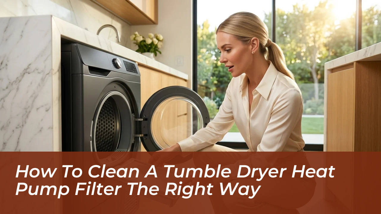 how to clean a tumble dryer heat pump filter the right way zv7V