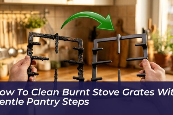 how to clean burnt stove grates with gentle pantry steps lBtL