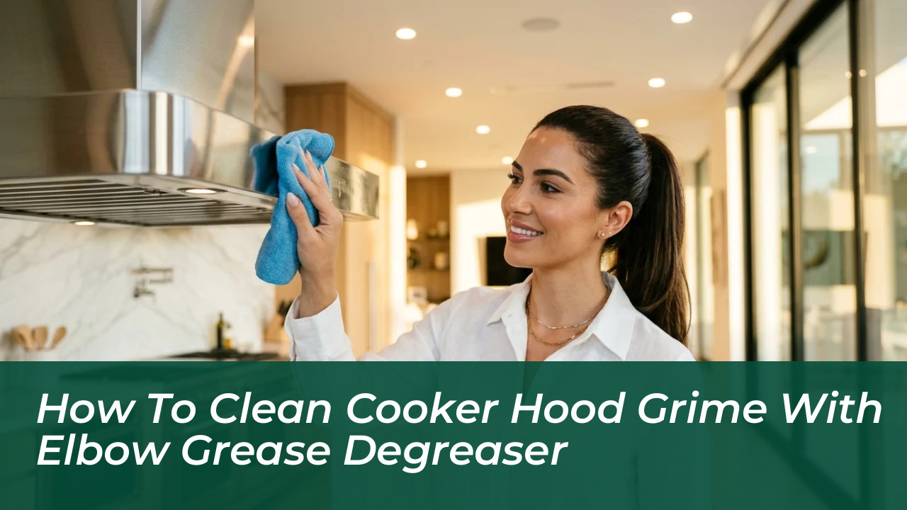 how to clean cooker hood grime with elbow grease degreaser Gfq7