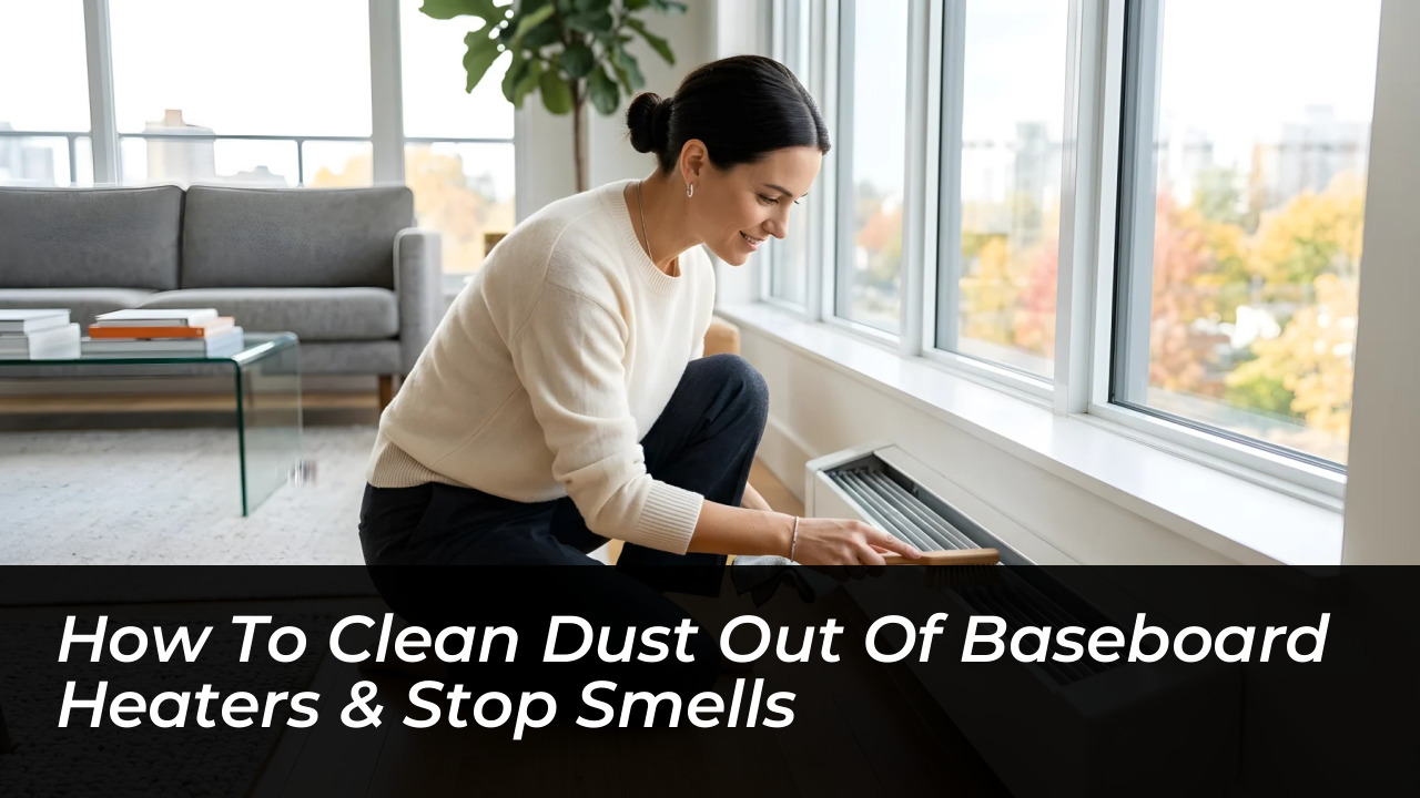 how to clean dust out of baseboard heaters stop smells Je2T