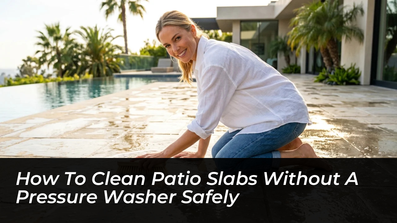 how to clean patio slabs without a pressure washer safely kyPo