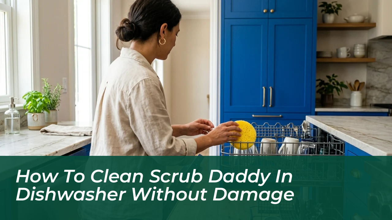 how to clean scrub daddy in dishwasher without damage si1X