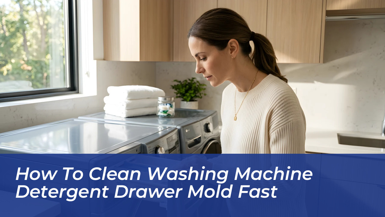 how to clean washing machine detergent drawer mold fast 1tDS