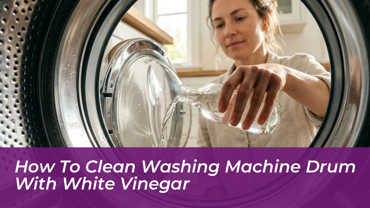 how to clean washing machine drum with white vinegar 5dpD