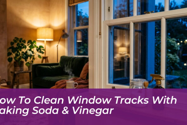 how to clean window tracks with baking soda vinegar 0ycD