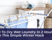 how to dry wet laundry in 2 hours with this simple winter hack uvNb