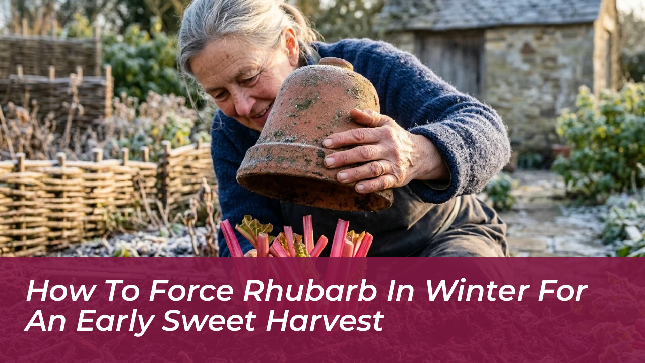 how to force rhubarb in winter for an early sweet harvest fFfT