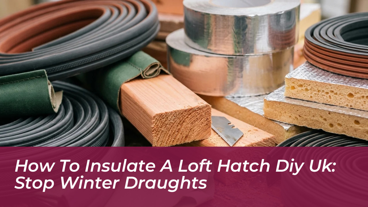 how to insulate a loft hatch diy uk stop winter draughts h7T6