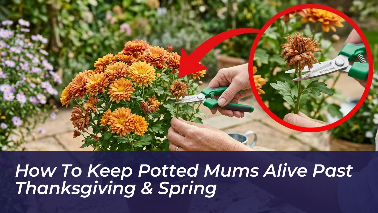 how to keep potted mums alive past thanksgiving spring XR9A