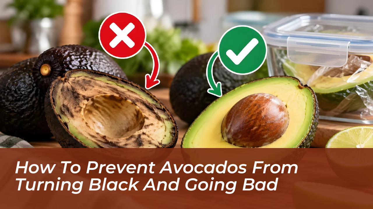 how to prevent avocados from turning black and going bad 3QFX
