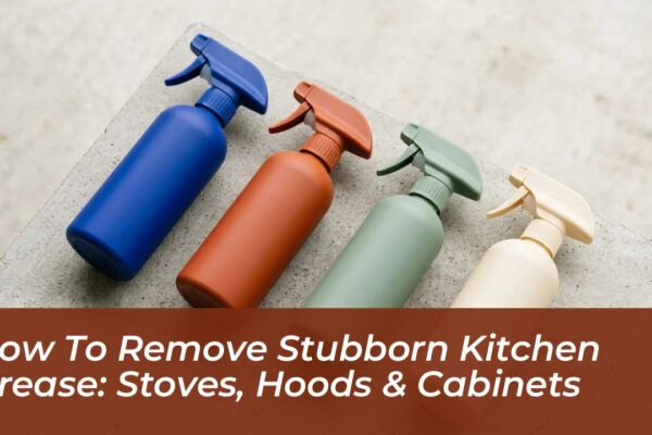how to remove stubborn kitchen grease stoves hoods cabinets H9ye