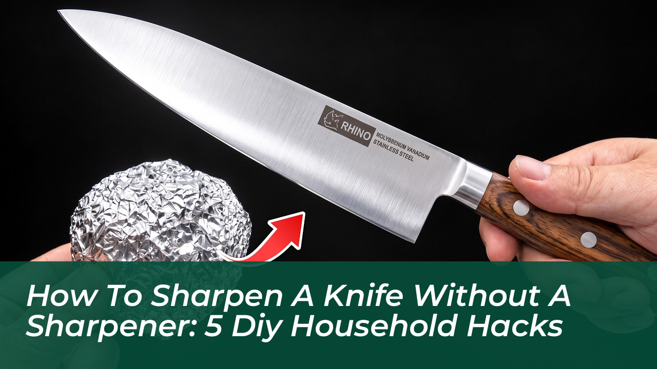 how to sharpen a knife without a sharpener 5 diy household hacks O3L4