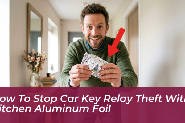 how to stop car key relay theft with kitchen aluminum foil 6v1G