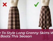 how to style long granny skirts with 70s boots this season 1PRB