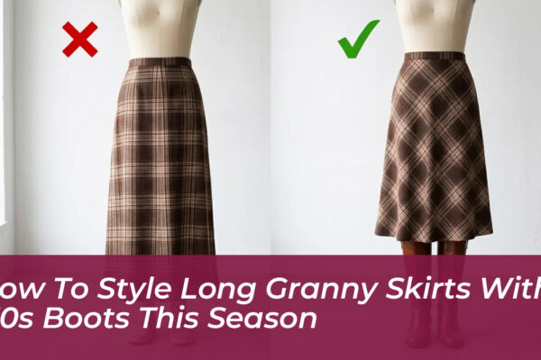 how to style long granny skirts with 70s boots this season 1PRB