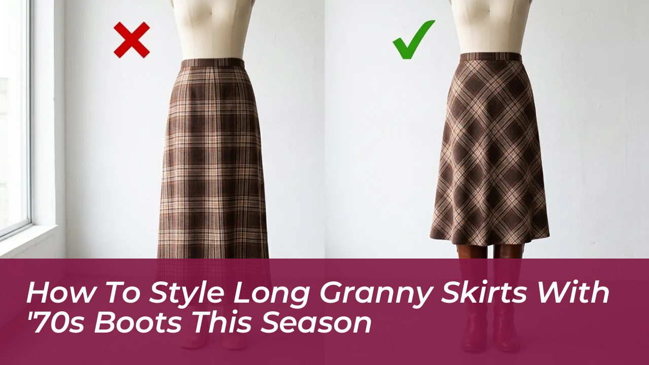 how to style long granny skirts with 70s boots this season 1PRB